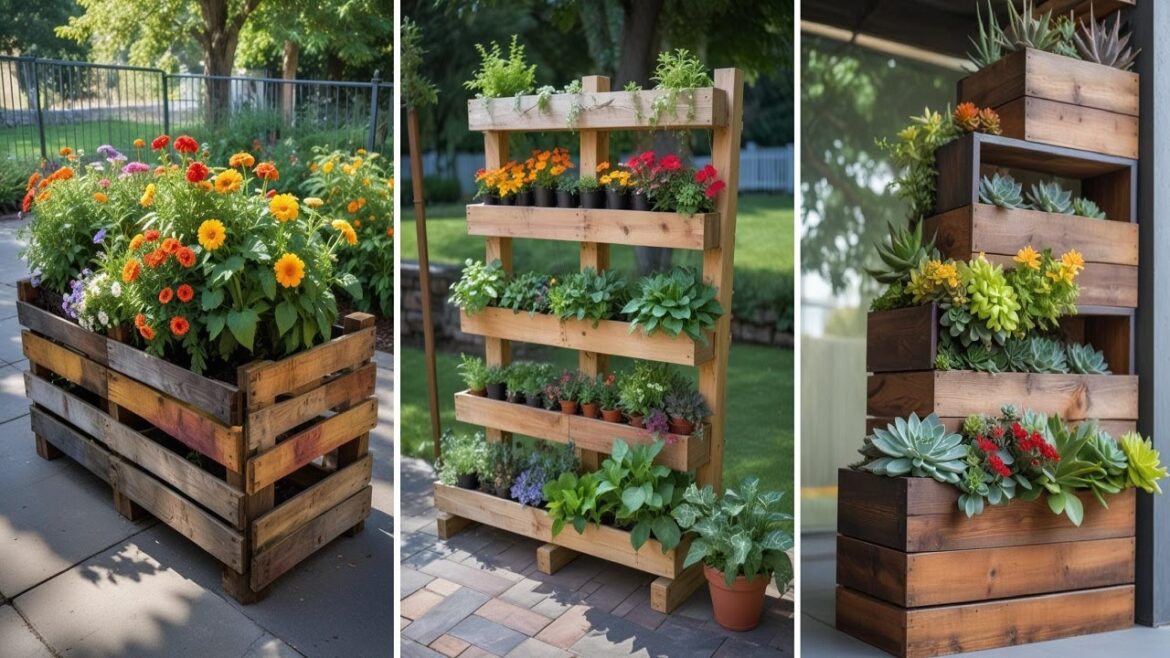 Transform Your Outdoor Space: Creative Garden Ideas Using Wooden Pallets