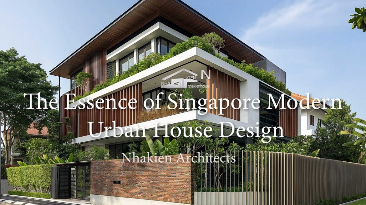 The Essence of Singapore Modern Urban House Design/ Minimalist Tropical house design #tropicalhouse The Essence of Singapore Modern Urban House Design/ Minimalist Tropical house design #tropicalhouse