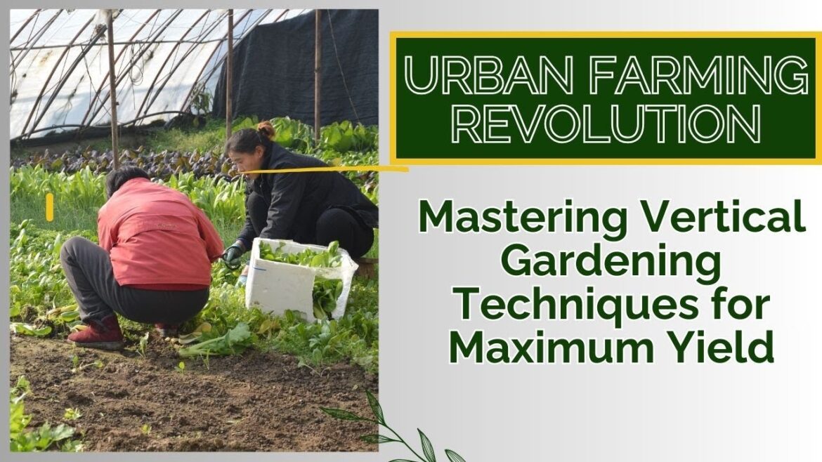 Urban Farming Revolution: Mastering Vertical Gardening Techniques for Maximum Yield