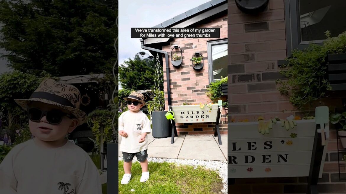 Make your garden kid friendly with @ourhomeonthefold! 👦🌻🎨 #Howto #BandQ #Verve