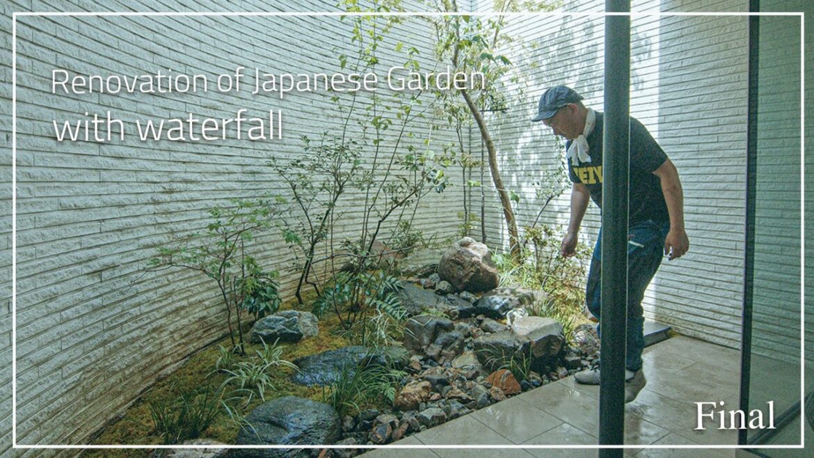 (Pro.64 – final) Renovating a Japanese garden with a waterfall created by a professional gardener. (Pro.64 - final) Renovating a Japanese garden with a waterfall created by a professional gardener.