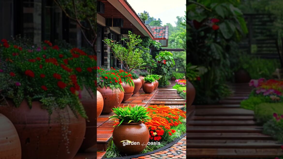Front Yard Landscape Ideas p.62 #garden #shorts #frontyarddesign