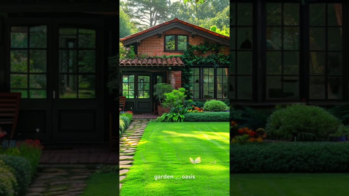 Front Yard Landscaping Ideas p.6 #shorts #garden #flowerbeds