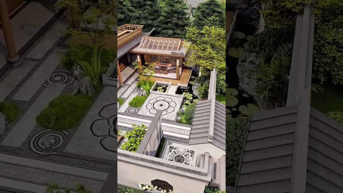 Small House  #architecture #villa #design #gardendesign #exteriordesign #garden #home #backyard