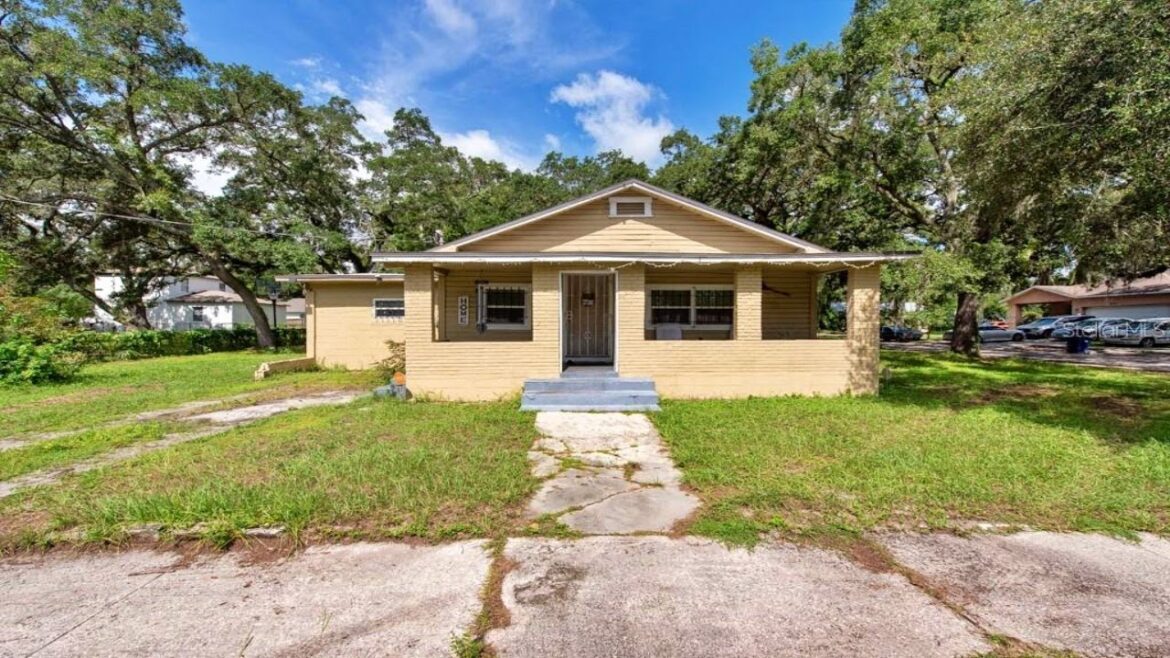 Block Home Historic Tampa Style with New Roof New AC and Move in Ready