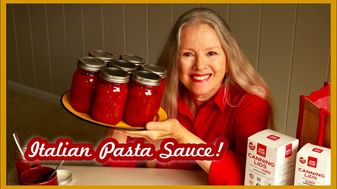 You WON'T BELIEVE how good it is! Italian Pasta Sauce inspired by his grandmother!