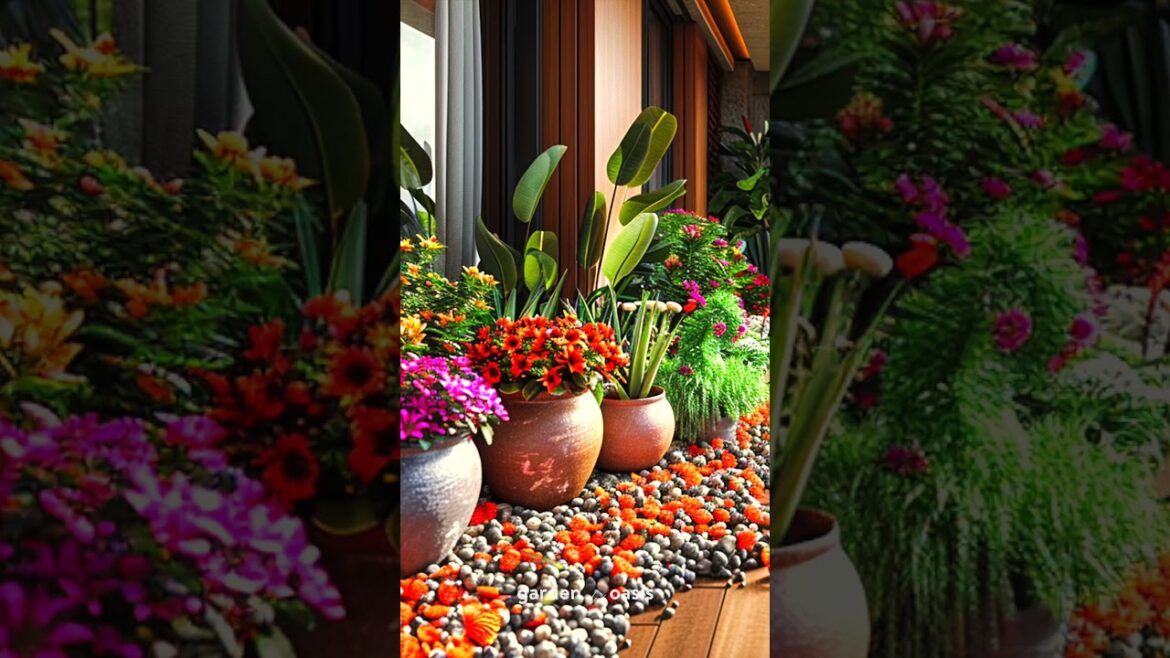 Front Yard Landscape Ideas p.23 #garden #backyardgardendesign #shorts