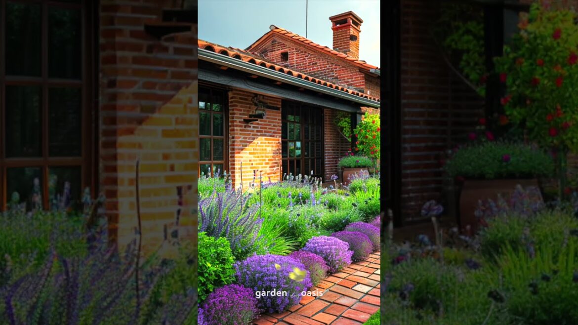 Front Yard Landscaping Ideas p.4  #garden #shorts #flowerbeds