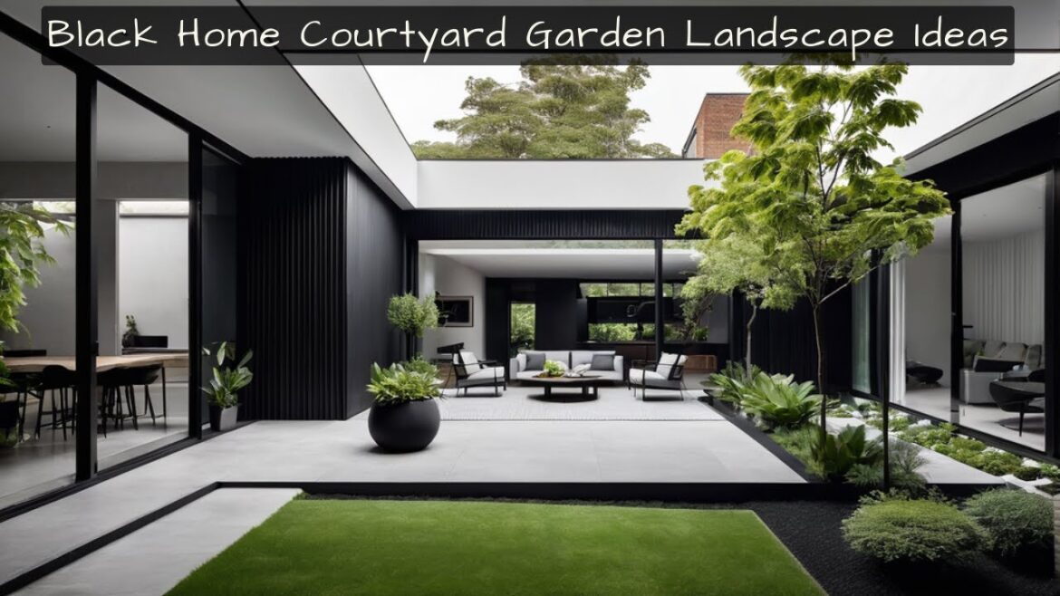 Minimalist Black Home with Courtyard Garden Landscape Ideas: Create a Serene Oasis Indoor Garden Minimalist Black Home with Courtyard Garden Landscape Ideas: Create a Serene Oasis Indoor Garden