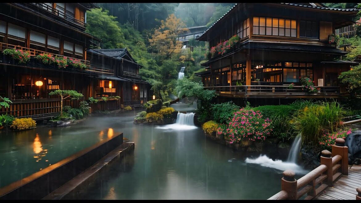 Gentle Rain Symphony: Japanese Garden Rain Sounds and Piano Music for Mindful Relaxation and Sleep