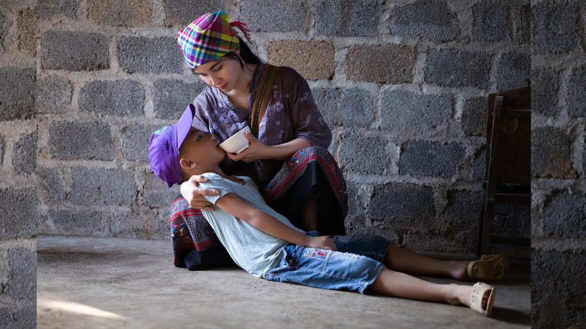 Help abandoned boy - clear weeds for vegetable gardening