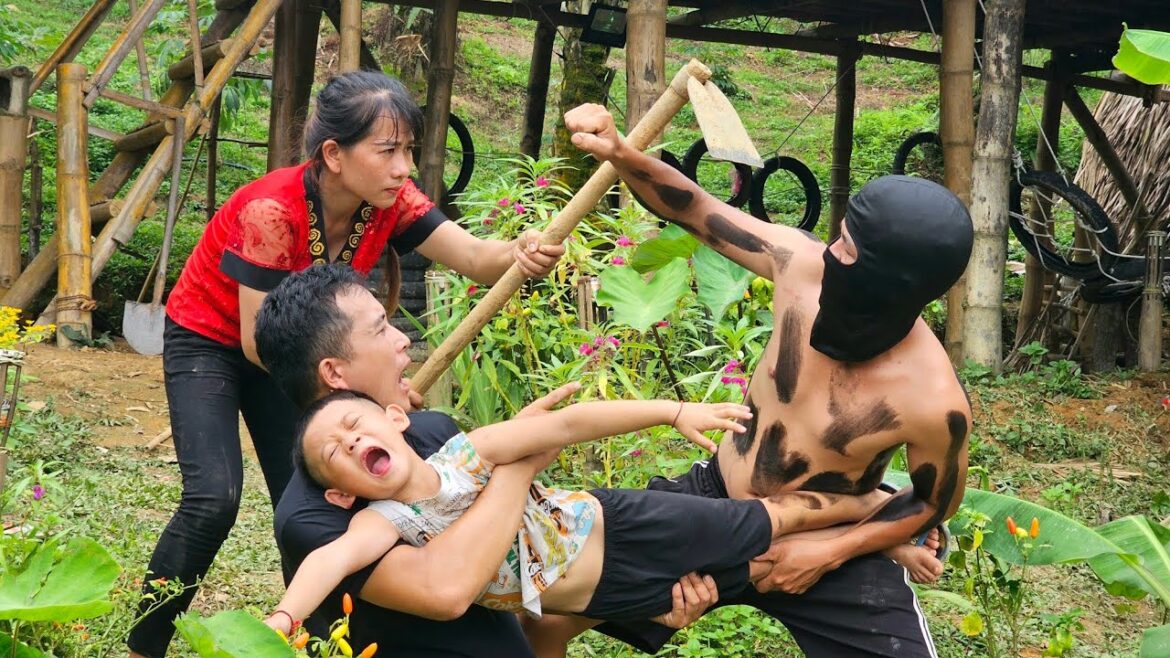 The process of vegetable gardening - rescuing children from the hands of bad guys - Lý Thị Tín
