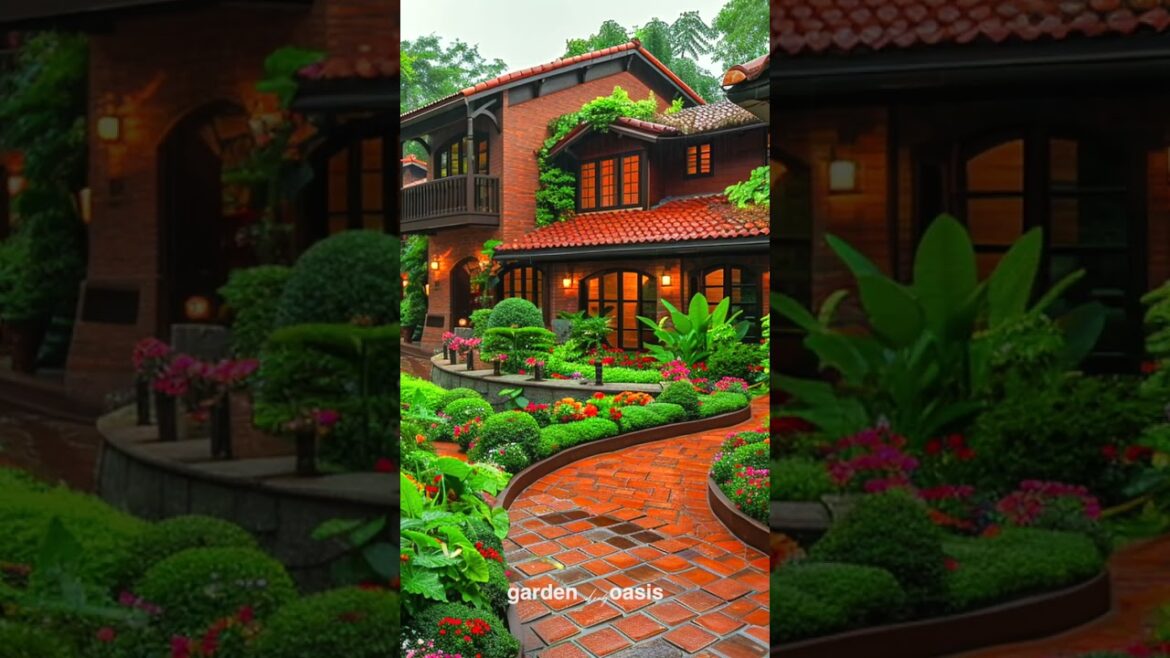 Front Yard Landscape Ideas p.43 #garden #shorts #frontyarddesign