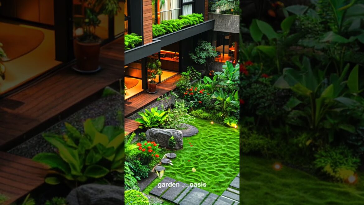 Front Yard Landscape Ideas p.34 #garden #shorts #frontyarddesign