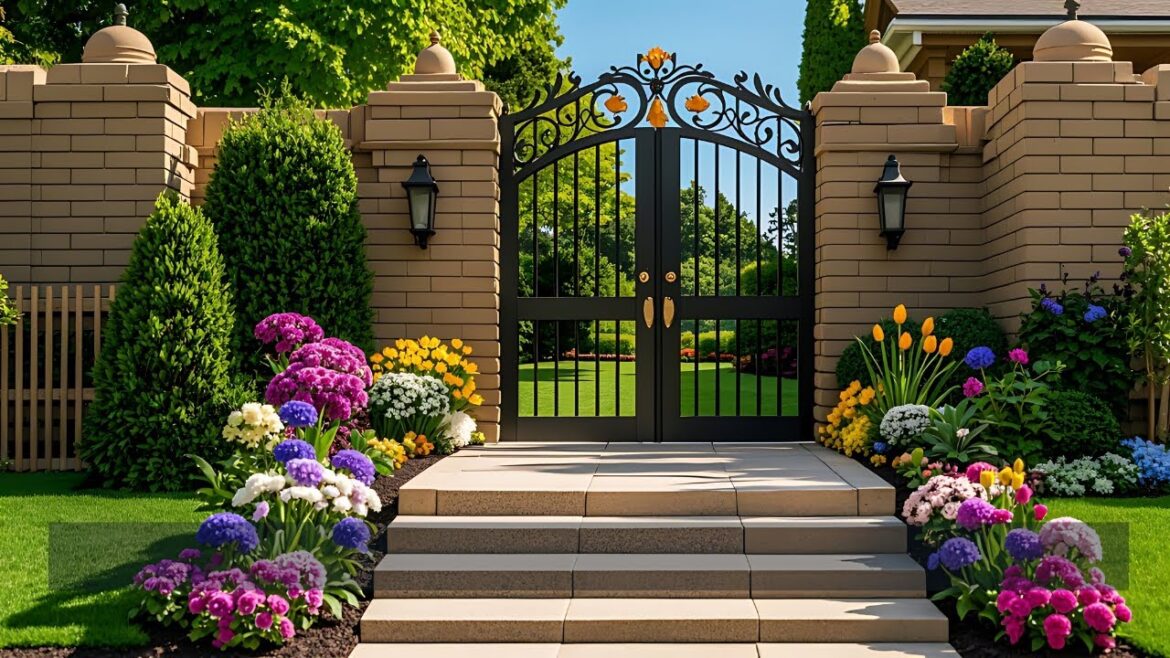 Front Yard Gate Landscaping Views - 50 Beautiful Garden Ideas | Best Welcoming First Impression