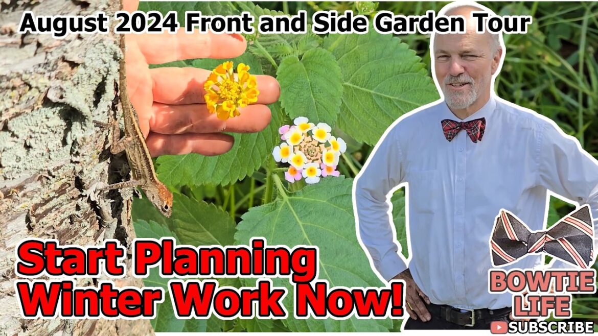 August 2024 Front and Side Garden Tour (1 of 3) Big plans for this winter as work begins. #garden