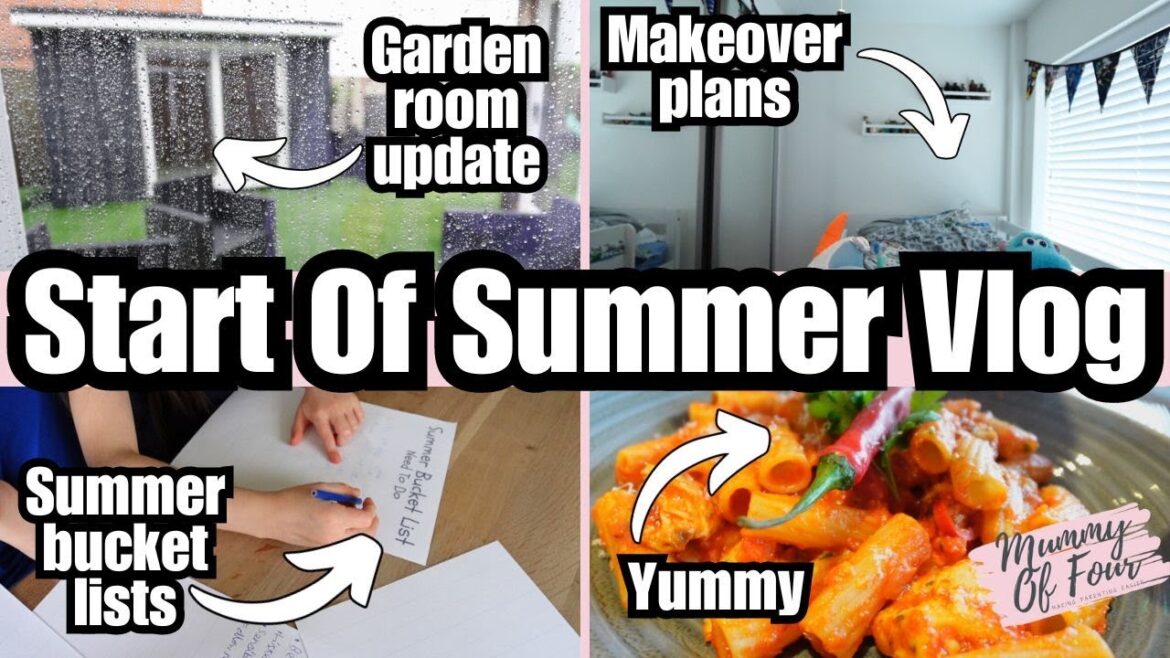 Summer Bucket Lists, Garden Room Update, Will's Bedroom Plans & More - Weekly Vlog