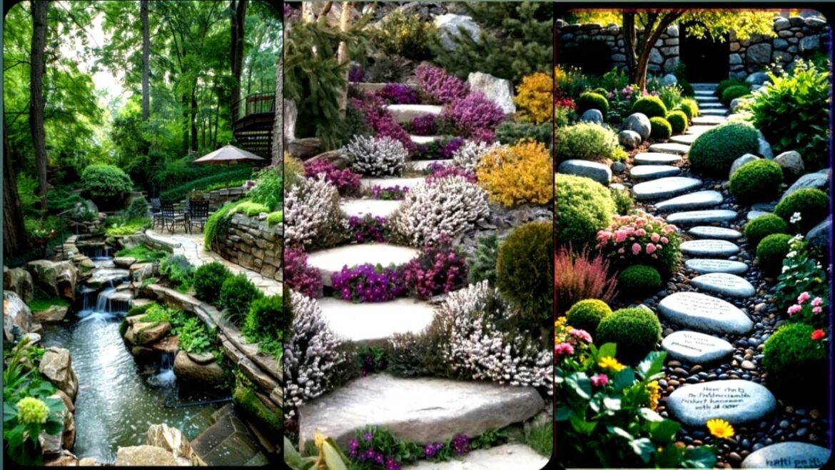Rock Garden Ideas: 45 Very Charming Front Yard Landscaping Design Ideas | Garden Ideas
