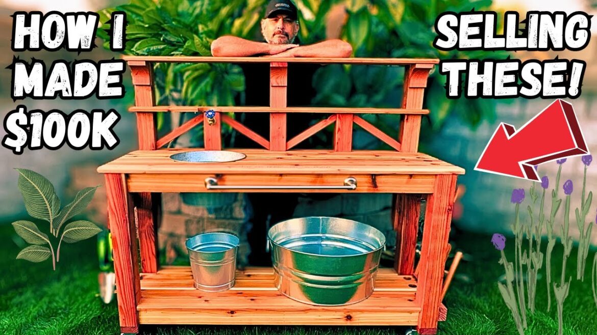 Build The Perfect Potting Bench For Your Garden! Build The Perfect Potting Bench For Your Garden!