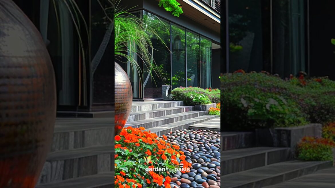 Front Yard Landscape Ideas p.72 #garden #shorts #frontyarddesign