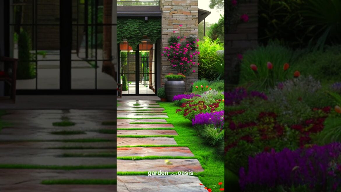 Front Yard Landscape Ideas p.80 #garden #shorts #frontyarddesign