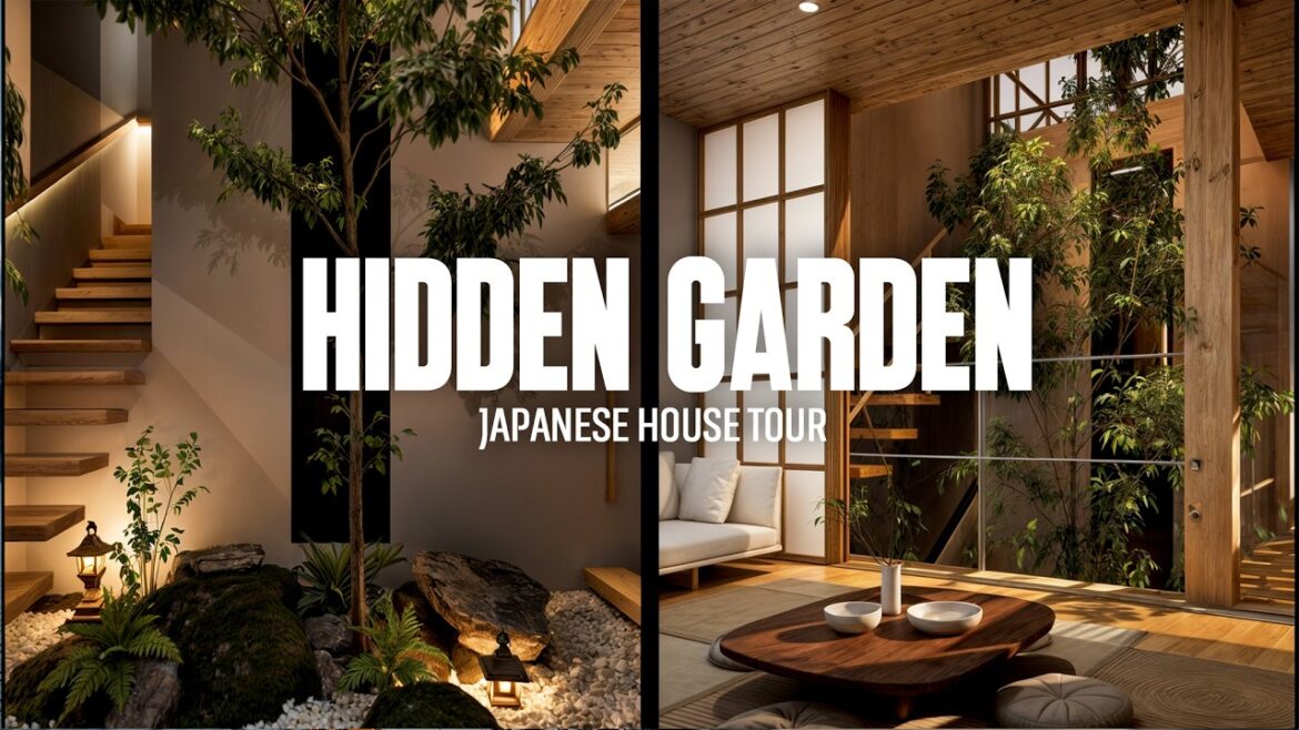 The Hidden Secrets of This Japanese House's Central Garden