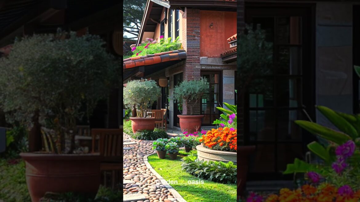 Front Yard Landscape Ideas p.56 #garden #shorts #frontyarddesign