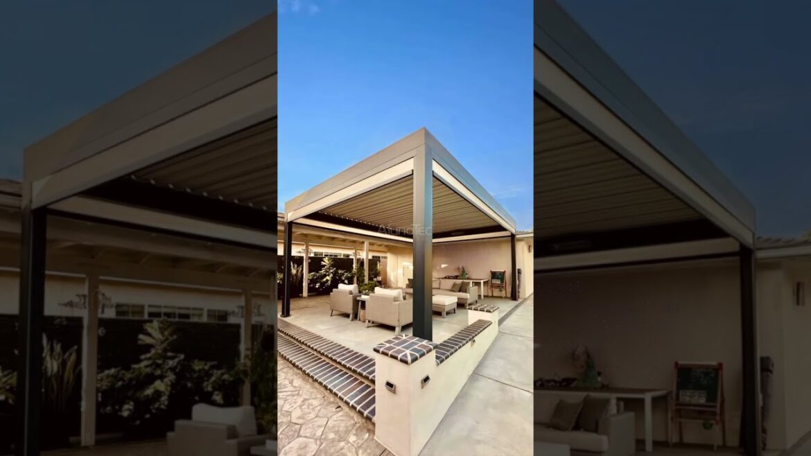 Welcome to Visit AlunoTec USA Showroom👏👏 #alunotec #pergola #buildyourpergola #gardendesign #home