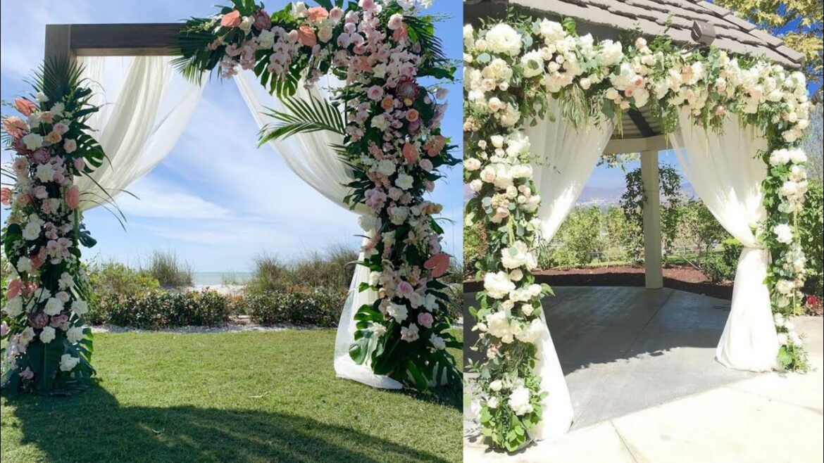 Best Designs Wedding Backdrop frame in Different Ideas and Flowers| Garden landscaping Ideas Best Designs Wedding Backdrop frame in Different Ideas and Flowers| Garden landscaping Ideas