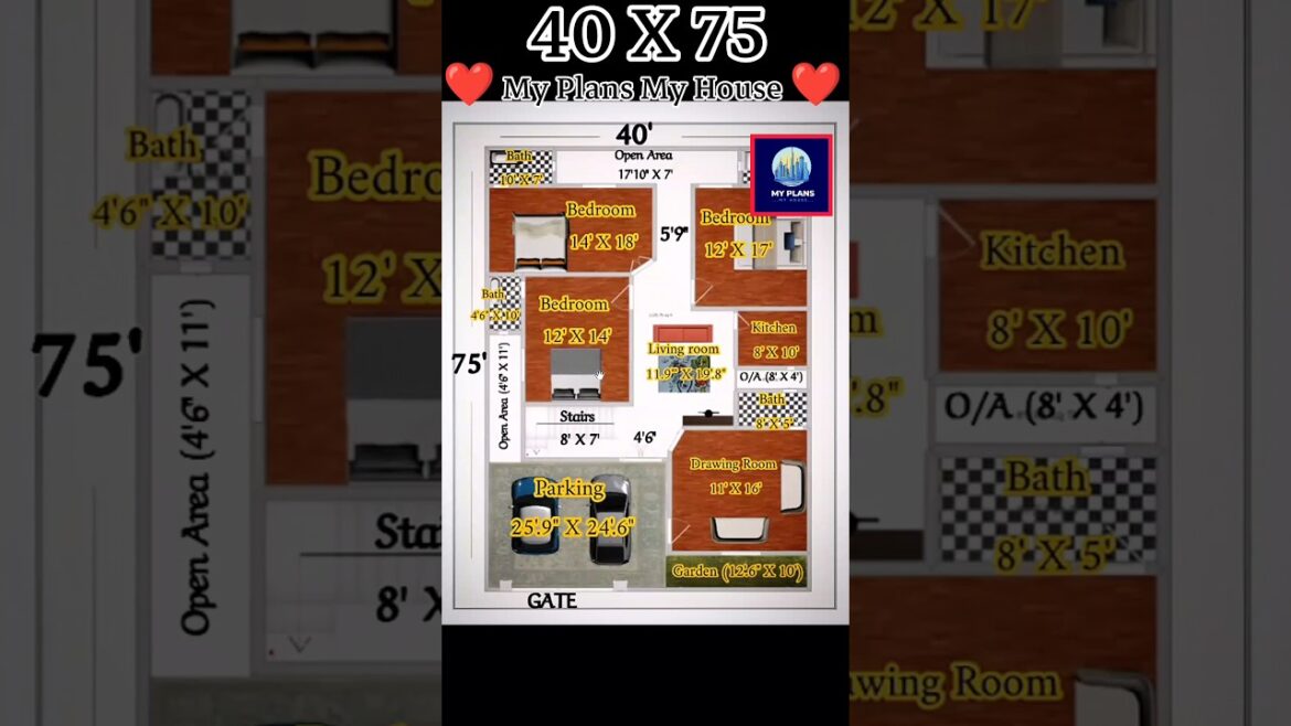 #40x75housedesign #home #floorplan2 #40x75homedesign #3000sqft #houseplan#floorplandesign #plans