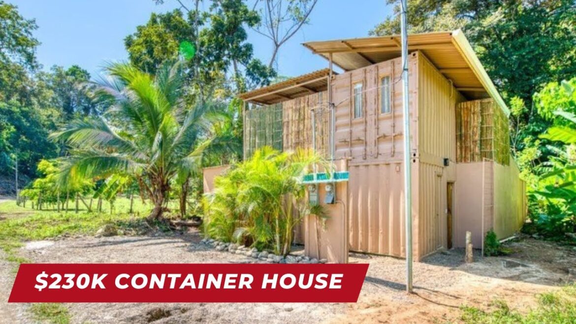 Innovative Shipping Container Garden House in the Woods