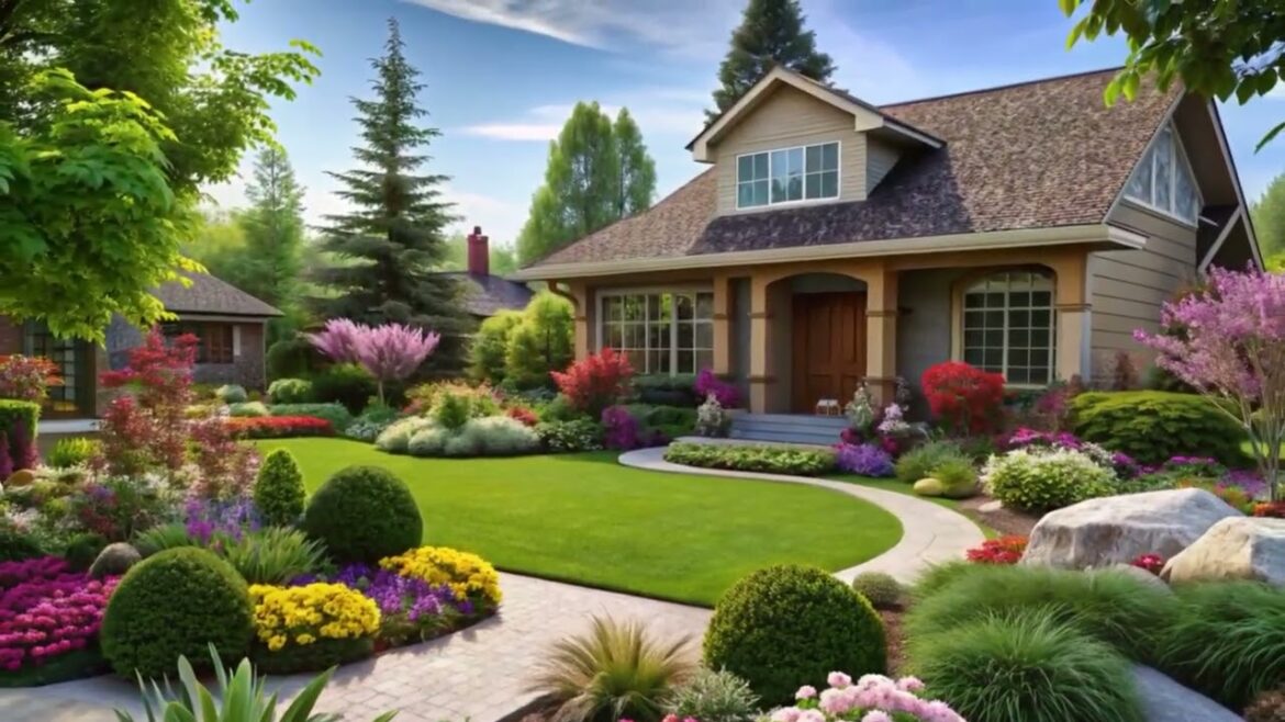 Landscaping Ideas - Beautiful house yard designs amidst natures   Outdoor Spaces