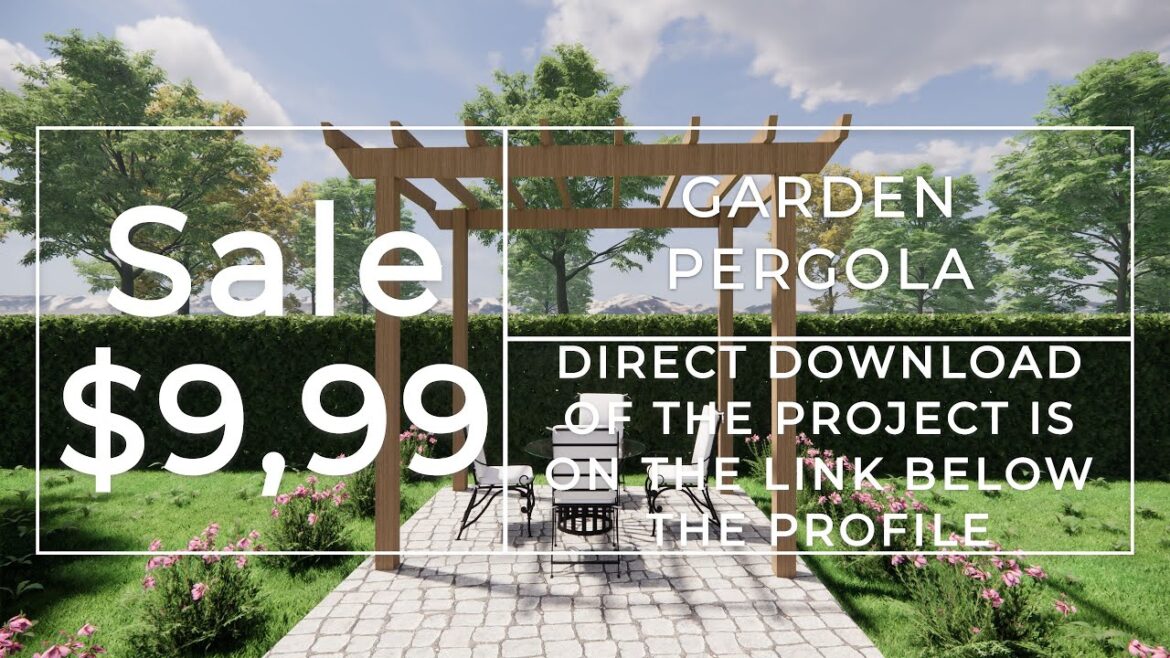 Garden pergola, complete plans needed to build a pergola in pdf format, metric system. Garden pergola, complete plans needed to build a pergola in pdf format, metric system.