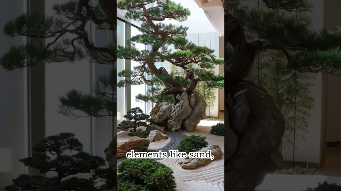 Japanese Style Indoor Garden Design | Minimalism Interior Design Ideas