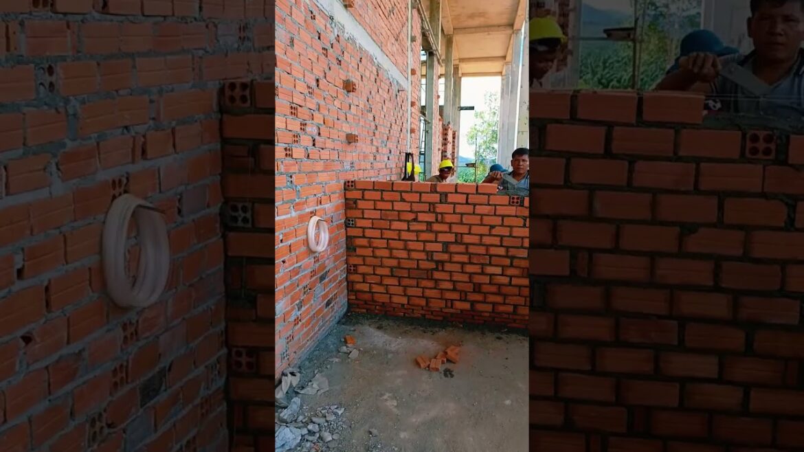 Brick work for dhamma hall #design #home #house #work #constructionworker #Architecture 081118 Brick work for dhamma hall #design #home #house #work #constructionworker #Architecture 081118