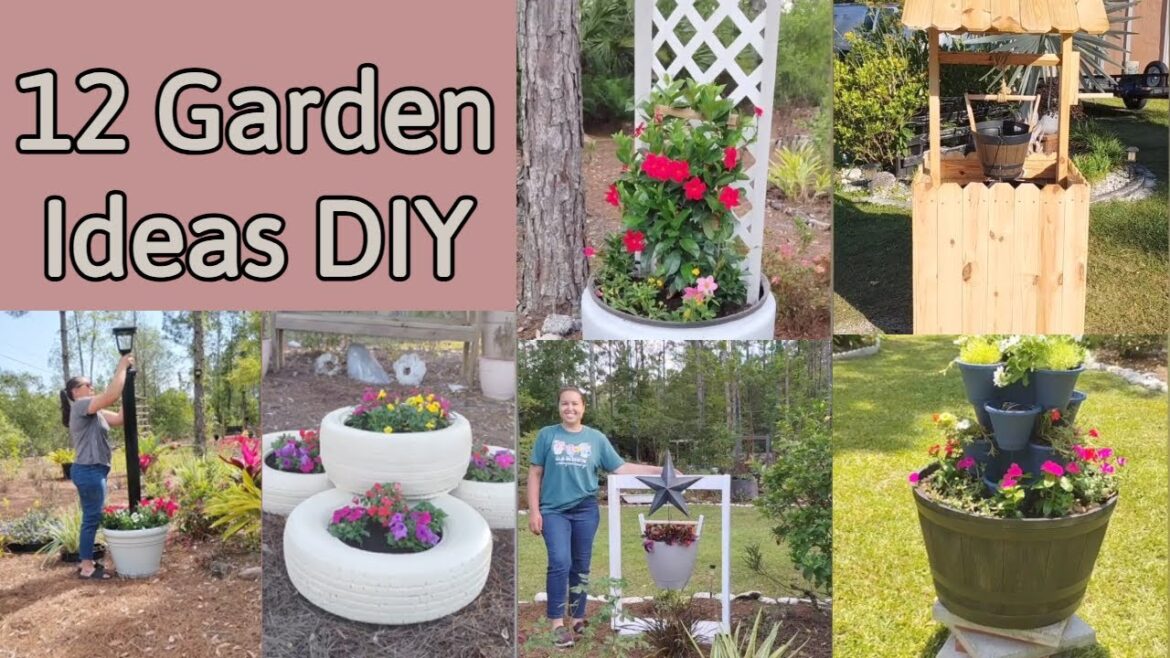 12 Easy DIY  Ideas for Your Garden
