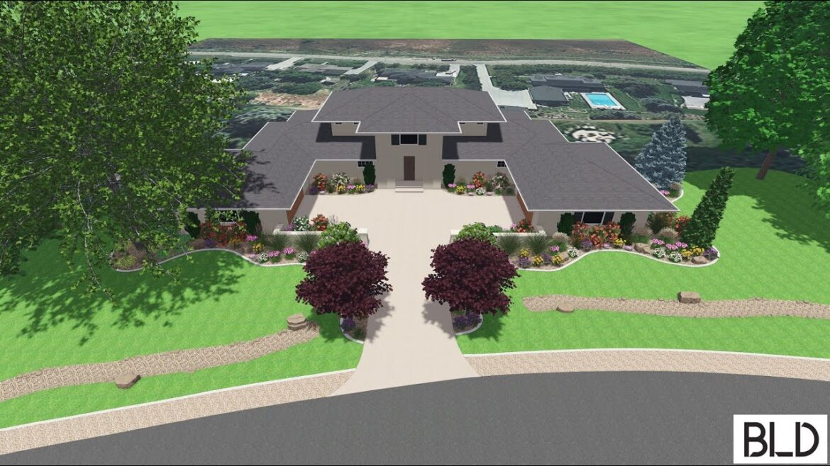 Hidden Springs Front Yard Landscape Design (ZEC24)