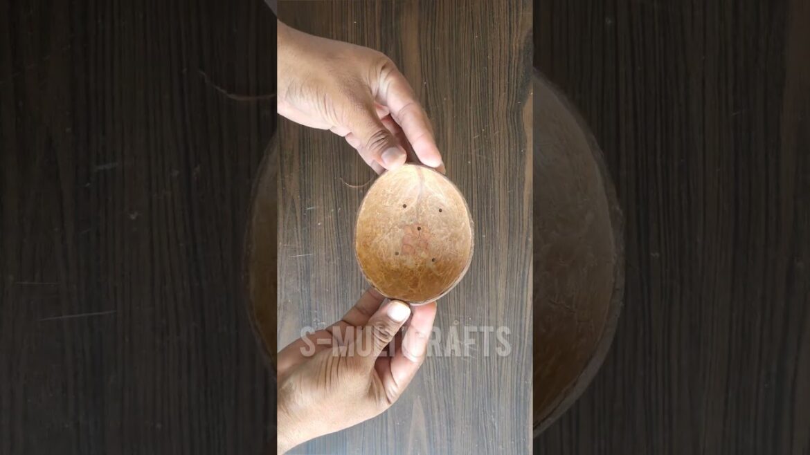 How to Make Coconut Shell Crafts :: HomeMadeCoconutSoapBox : Easy&SimpleCrafts : Bestoutofwaste :DIY