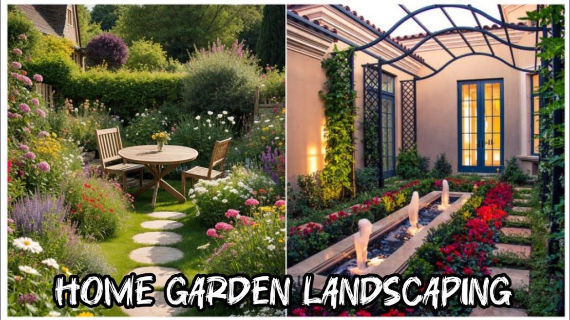 DIY Home Garden Landscaping 2024 Backyard Patio Design | Backyard garden Landscaping Ideas