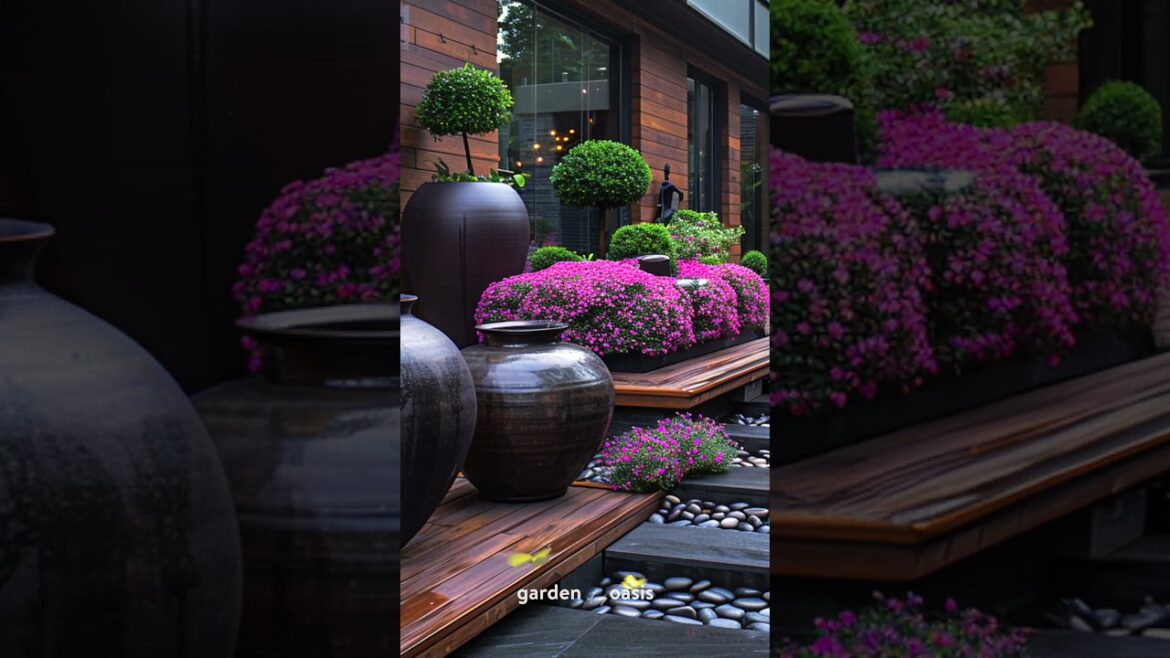 Front Yard Landscape Ideas p.14 #garden #backyardgardendesign #shorts