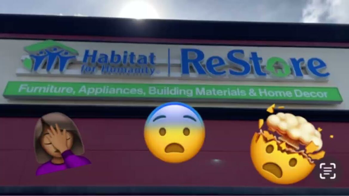 Browsing for Treasures at Habitat for Humanity Restore | So NO Garden Supplies??