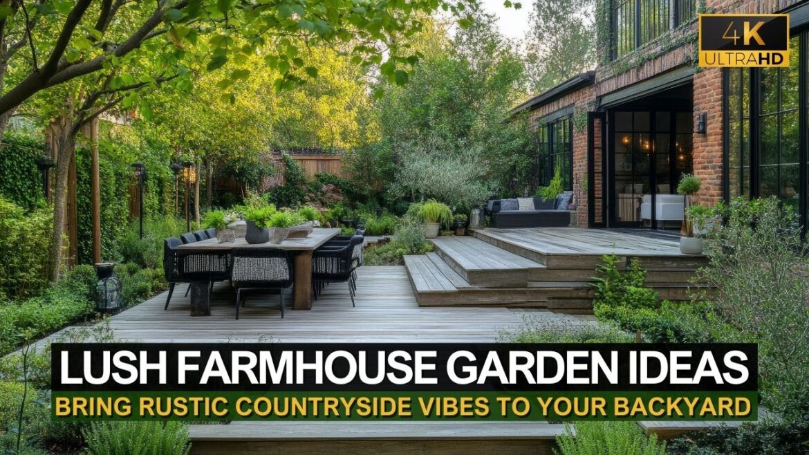 Lush Farmhouse Garden Design Ideas: Bring Rustic Countryside Vibes to Your Backyard