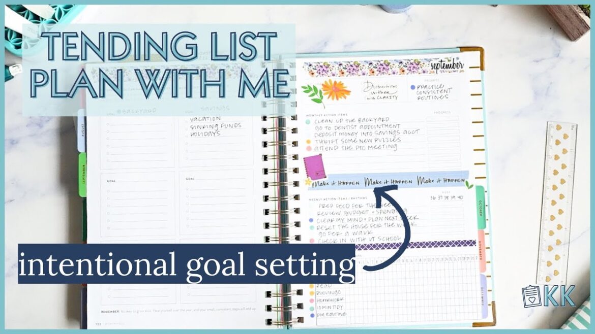 PowerSheets Tending List Plan with Me Setting Goals and Intentions for a Monthly Reset PowerSheets Tending List Plan with Me Setting Goals and Intentions for a Monthly Reset