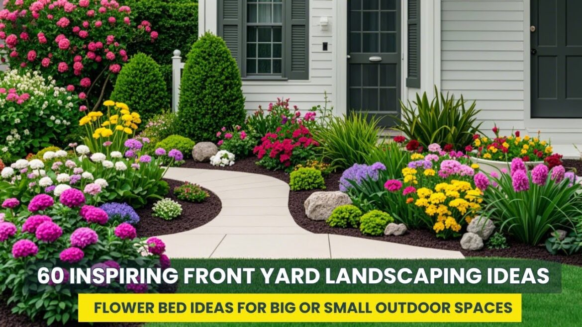 60 Beautiful Front Yard Landscaping Ideas | Landscape Experts | Garden Flower Beds