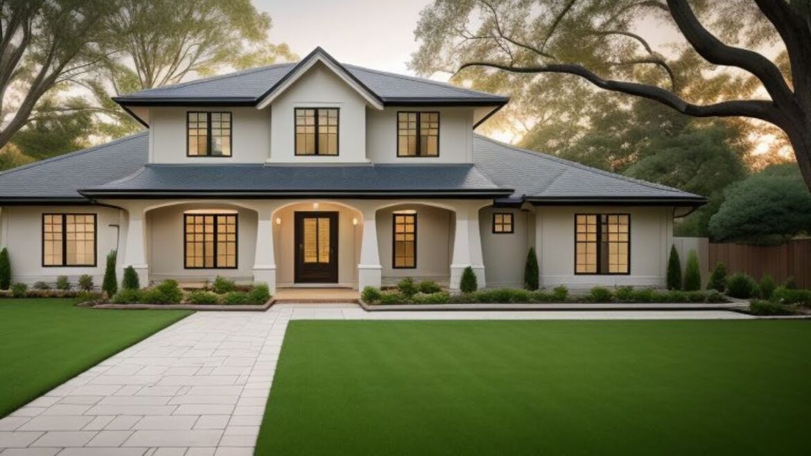 Stylish Architectural Home Design Ideas with Front Yard Landscape Design & Tips to Inspire You