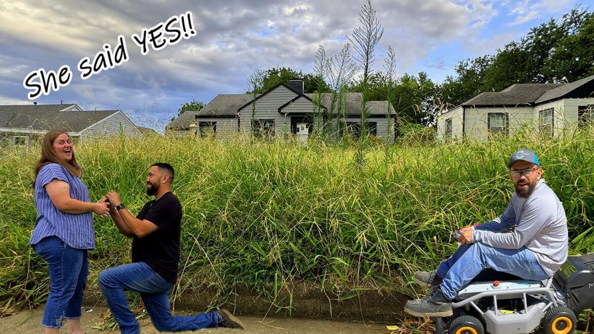 This JUNGLE of a yard was a NIGHTMARE for the NEIGHBORHOOD & someone's HIDING in the house ILLEGALLY