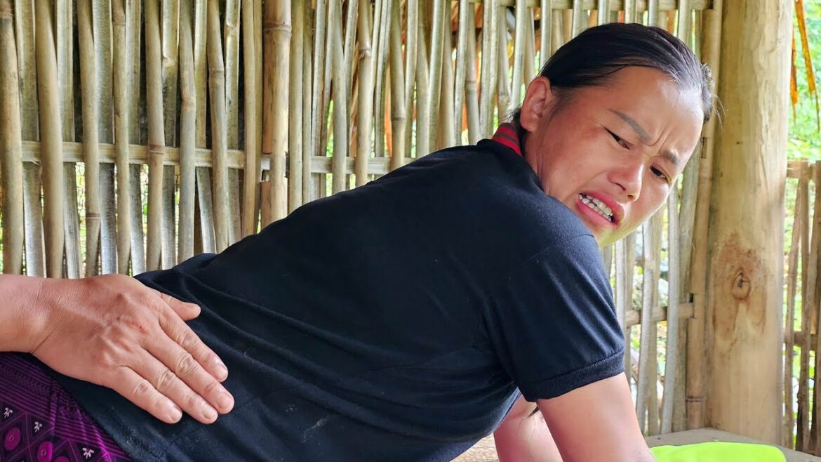 vegetable gardening, weeding beans, getting cassava to cook for chickens/biengiangmyfamily