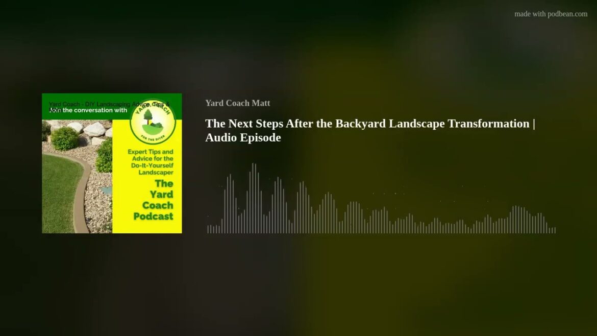 The Next Steps After the Backyard Landscape Transformation | Audio Episode