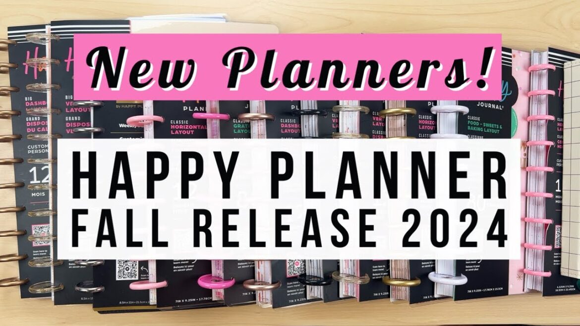 NEW! Fall 2024 Happy Planner Release - Planner and Journal Flip Throughs and Review
