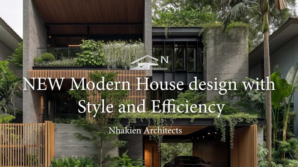new modern house design 2024?/ minimalist urban house/ nhakien house #housedesign #modernhouse